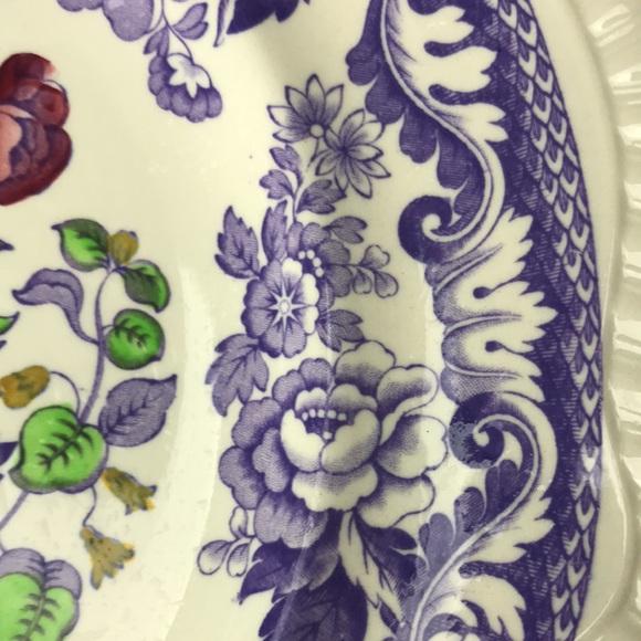 Spode copeland England Mayflower china floral plate - Picture 4 of 8